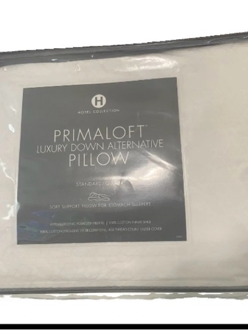 Hotel Collection Primaloft Luxury down alternative Soft support Standard